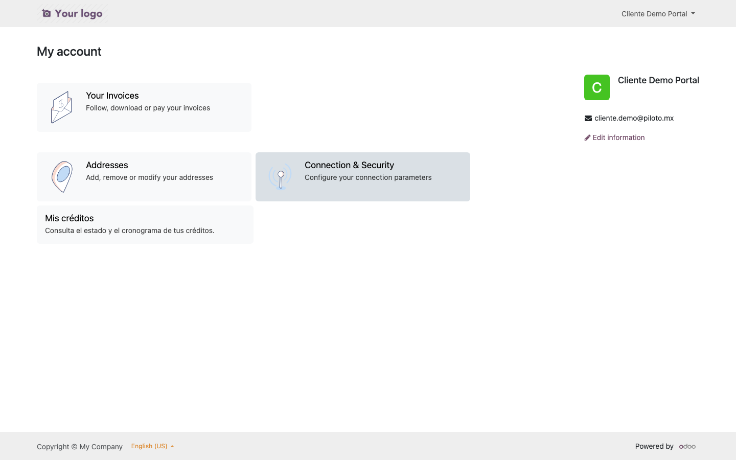 Portal del cliente